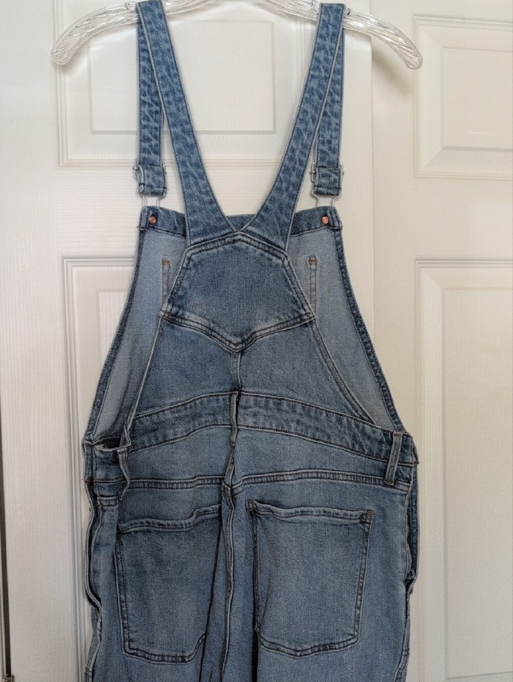 Old Navy Light Wash Denim Women's Overalls - Picture 5 of 5